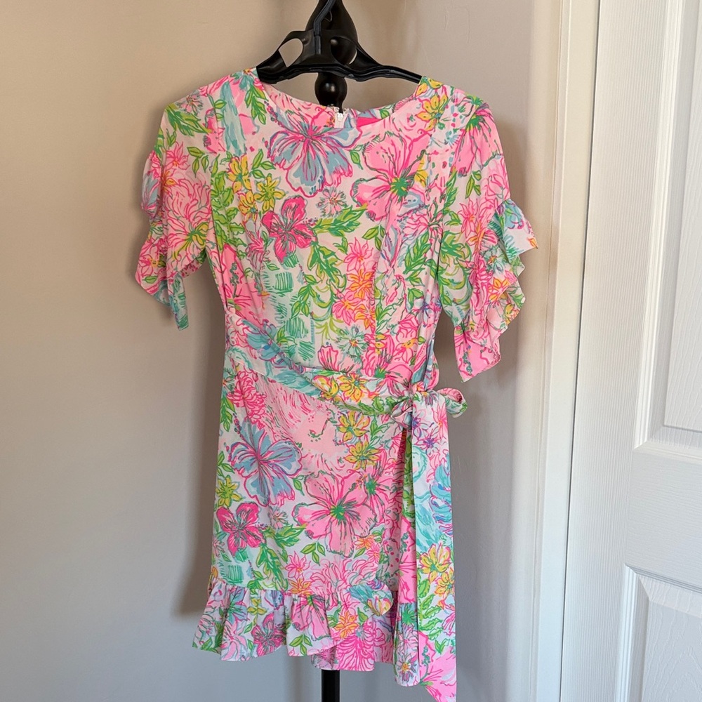 Lilly Pulitzer Pink Floral Dress - Picture 3 of 4